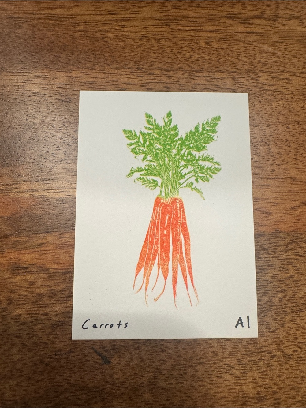 Inciardi - Carrots - Mini Art Print